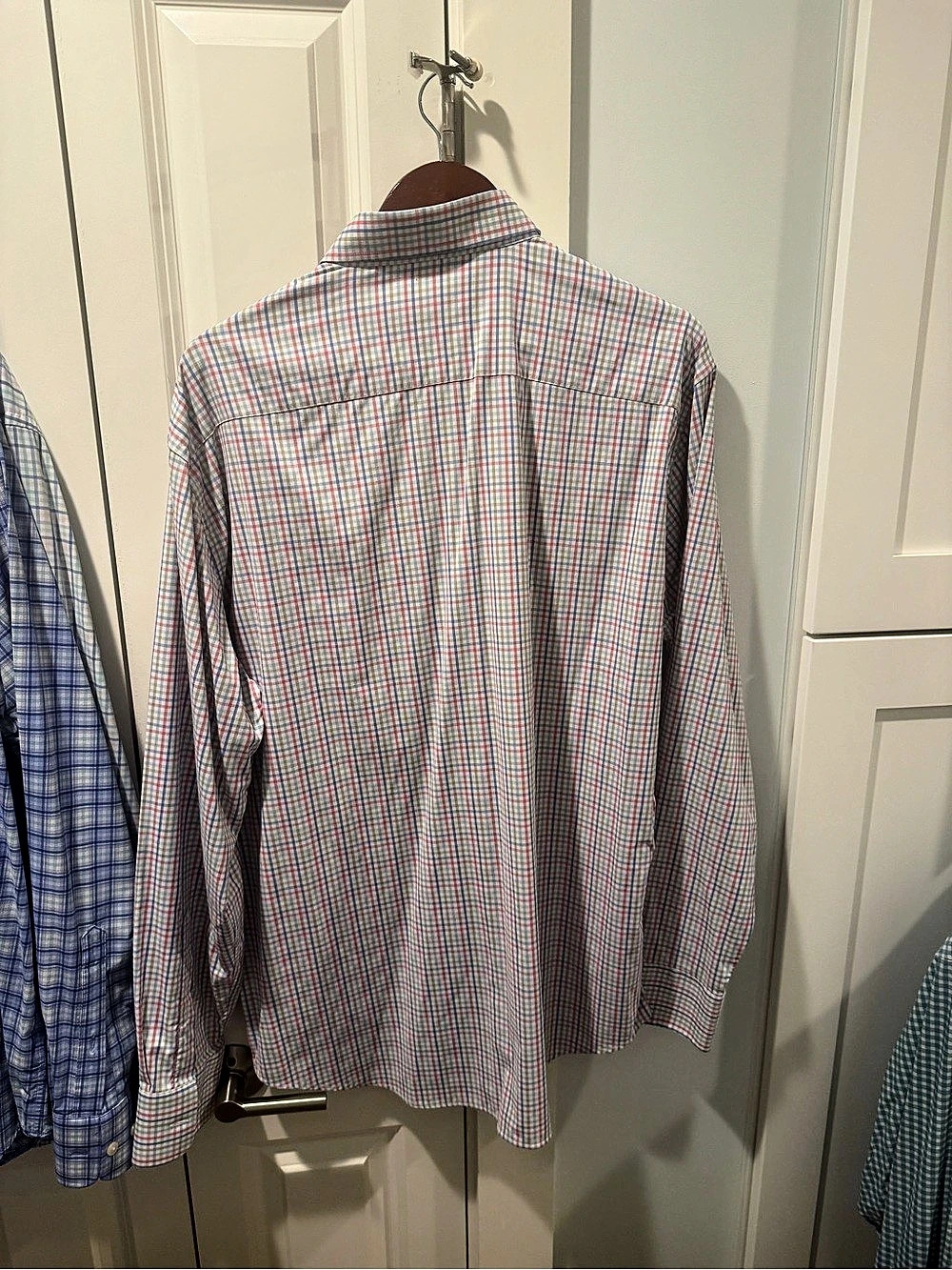 Peter Millar Summer Comfort Plaid Sport Shirt XL